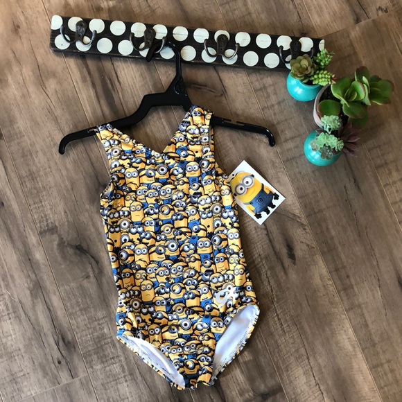 GK MINION Gymnastics Leotard 🤸🏼‍♀️child Small - Picture 1 of 1